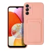 Samsung Galaxy A14 4G/A14 5G Card Case Szilikon tok hátlapi kártyatartóval rózsaszín thumbnail