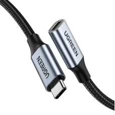 Ugreen US372 USB-C 3.1 Gen2 hosszabbító kábel, 4K, 100W, 1m (fekete)