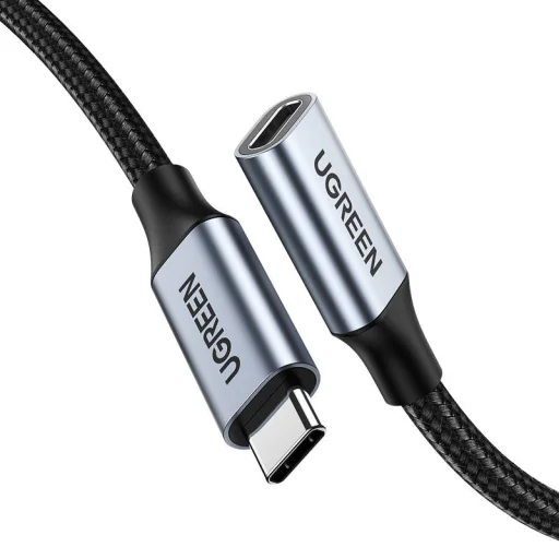 Ugreen US372 USB-C 3.1 Gen2 hosszabbító kábel, 4K, 100W, 1m (fekete) - 1
