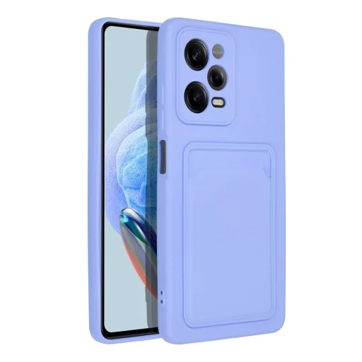 Xiaomi Redmi Note 12 Pro 5G Card Case Szilikon tok hátlapi kártyatartóval lila - 8