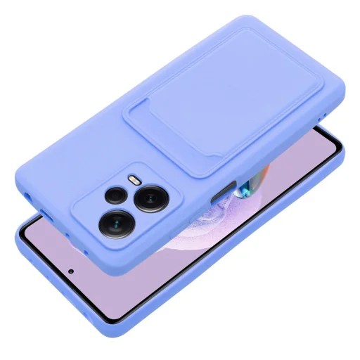 Xiaomi Redmi Note 12 Pro Plus 5G Card Case Szilikon tok hátlapi kártyatartóval lila - 6