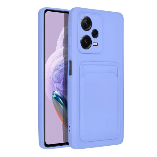 Xiaomi Redmi Note 12 Pro Plus 5G Card Case Szilikon tok hátlapi kártyatartóval lila - 8