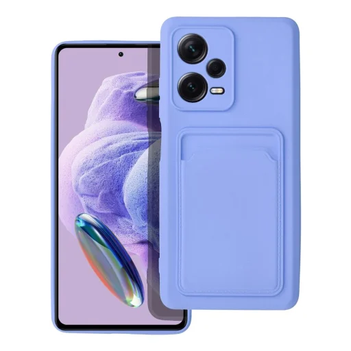 Xiaomi Redmi Note 12 Pro Plus 5G Card Case Szilikon tok hátlapi kártyatartóval lila - 3