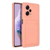 Xiaomi Redmi Note 12 Pro Plus 5G Card Case Szilikon tok hátlapi kártyatartóval rózsaszín - 11