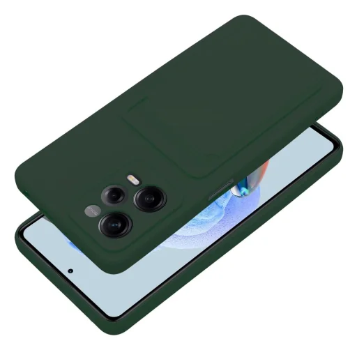 Xiaomi Redmi Note 12 Pro 5G Card Case Szilikon tok hátlapi kártyatartóval zöld - 3