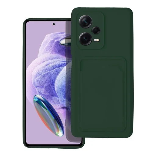 Xiaomi Redmi Note 12 Pro Plus 5G Card Case Szilikon tok hátlapi kártyatartóval zöld - 11