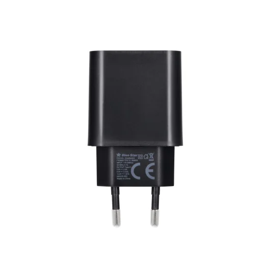 Blue Star hálózati töltő adapter USB C 3A 25W PD QC 4.0 fekete - 6