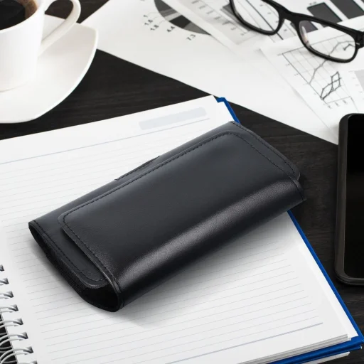 Royal bőr univerzális övtok XL méret - iPhone 13 Pro Max/14 Pro Max/ Samsung S21 Plus/S20 FE/A50/A51 5G/ Huawei P30 Pro/P40 Pro - 6