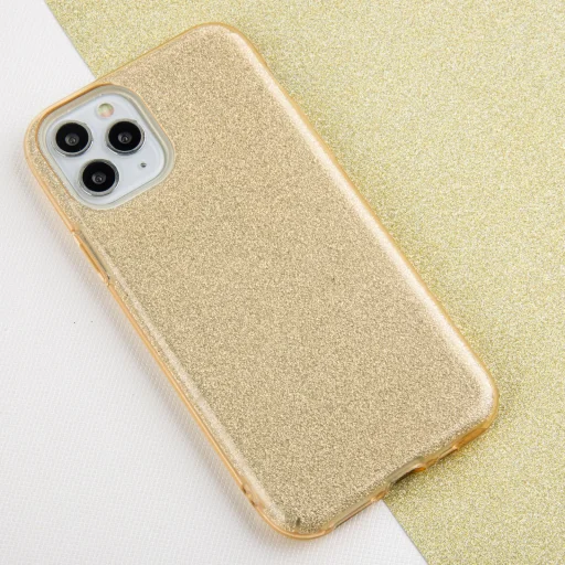 iPhone 14 Plus Glitter 3in1 tok arany - 2