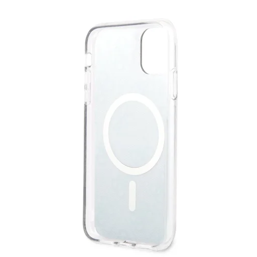 iPhone 11 Guess 4G IML MagSafe kompatibilis tok fekete (GUHMN61H4STK) - 5
