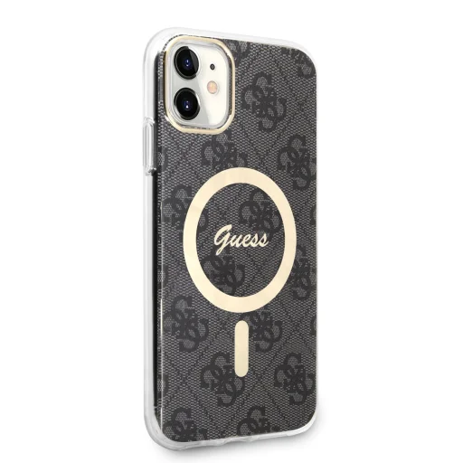 iPhone 11 Guess 4G IML MagSafe kompatibilis tok fekete (GUHMN61H4STK) - 3