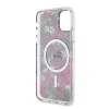 iPhone 11 Guess PC/TPU Flowers IML MagSafe kompatibilis tok (GUHMN61HCFWSA) - 5
