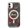iPhone 11 Guess PC/TPU Flowers IML MagSafe kompatibilis tok (GUHMN61HCFWSA) - 2