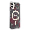 iPhone 11 Guess PC/TPU Flowers IML MagSafe kompatibilis tok (GUHMN61HCFWSA) - 3