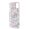 iPhone 11 Guess PC/TPU Flowers IML MagSafe kompatibilis tok rózsaszín (GUHMN61HCFWSP) thumbnail