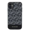 iPhone 11 Guess PU G Cube MagSafe kompatibilis tok fekete (GUHMN61HGCFSEK) - 2