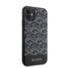 iPhone 11 Guess PU G Cube MagSafe kompatibilis tok fekete (GUHMN61HGCFSEK) - 3
