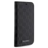 iPhone 11 Karl Lagerfeld PU Saffiano Monogram fliptok fekete (KLBKN61SAKLHPK) thumbnail