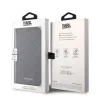 iPhone 11 Karl Lagerfeld PU Saffiano Monogram fliptok fekete (KLBKN61SAKLHPK) thumbnail