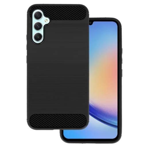 Xiaomi Redmi A1 Carbon szénszál mintájú TPU tok fekete - 1