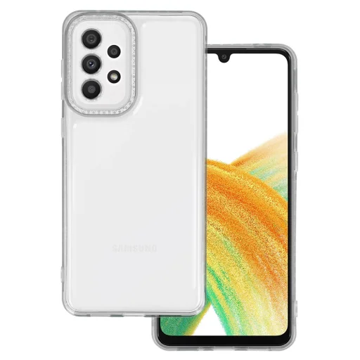 Samsung Galaxy A32 4G Crystal Diamond 2mm tok átlátszó - 1