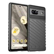 Google Pixel 7a Thunder fokozott védelmet biztosító flexibilis TPU tok fekete