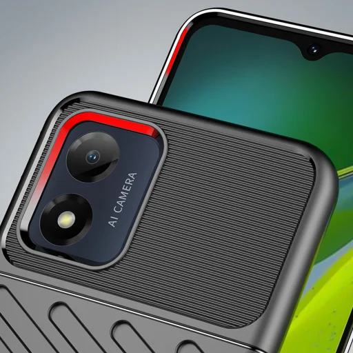 Motorola Moto E13 Thunder fokozott védelmet biztosító flexibilis TPU tok fekete - 5