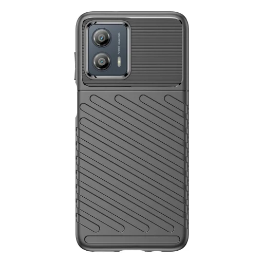 Motorola Moto G53 Thunder fokozott védelmet biztosító flexibilis TPU tok fekete - 2