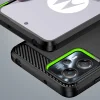 Motorola Moto G53/G13 Carbon szénszál mintájú TPU tok fekete thumbnail