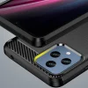 T-Mobile Revvl 6 5G Carbon szénszál mintájú TPU tok fekete thumbnail