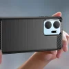Honor Play 40 Plus/Honor X7a Carbon szénszál mintájú TPU tok fekete thumbnail