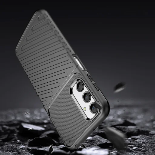 Samsung Galaxy A24 4G Thunder fokozott védelmet biztosító flexibilis TPU tok fekete - 7