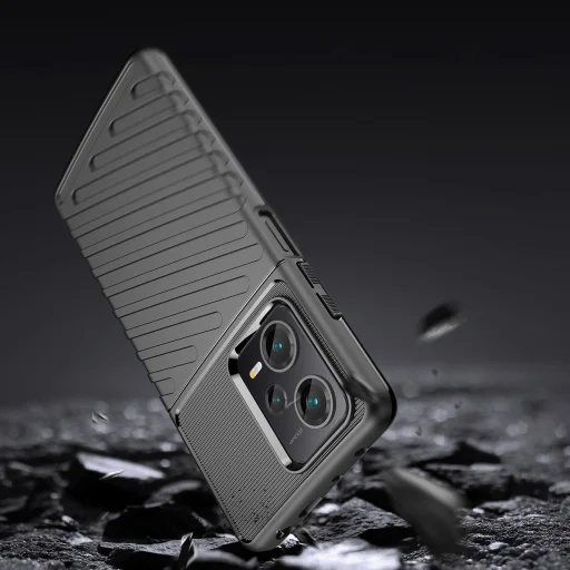 Xiaomi Redmi Note 12 Pro Plus Thunder fokozott védelmet biztosító flexibilis TPU tok fekete - 8