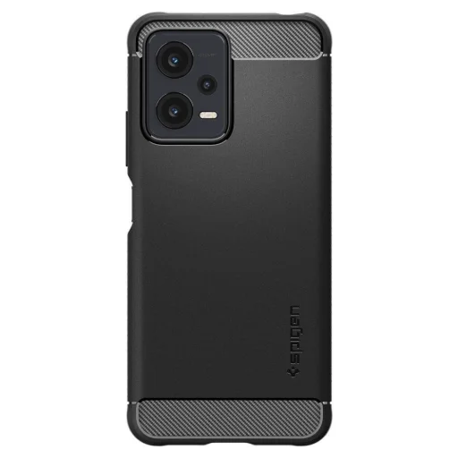 Xiaomi Redmi Note 12 5G/Poco X5 5G Spigen Rugged Armor tok matt fekete - 4