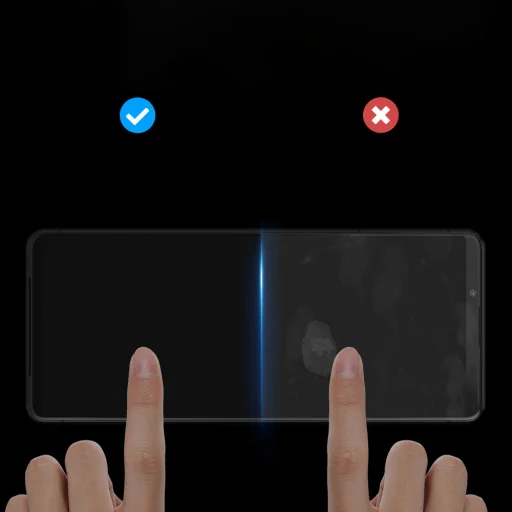 Xiaomi 13 Lite Dux Ducis Curved kijelzővédő üvegfólia fekete - 7