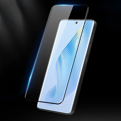 Honor Magic5 Dux Ducis Curved kijelzővédő üvegfólia fekete - 4