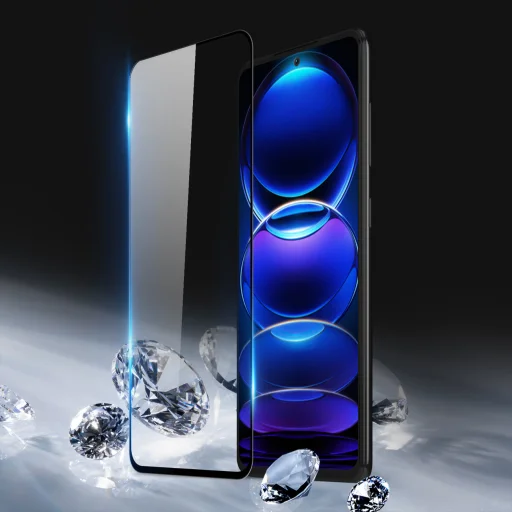 Xiaomi Redmi Note 12 Dux Ducis 9D 9H kijelzővédő üvegfólia fekete - 7