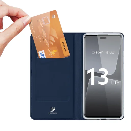 Xiaomi 13 Lite Dux Ducis Skinpro fliptok kék - 10