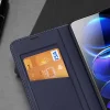 Xiaomi Redmi Note 12 Pro Plus Dux Ducis Skin X2 mágneses fliptok kék thumbnail