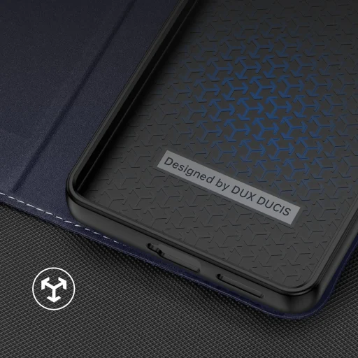 Xiaomi Redmi Note 12 Pro Plus Dux Ducis Skin X2 mágneses fliptok kék - 4
