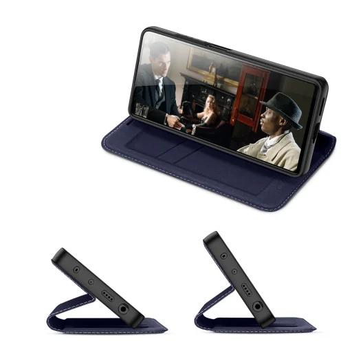 Xiaomi Redmi Note 12 Pro Plus Dux Ducis Skin X2 mágneses fliptok kék - 7