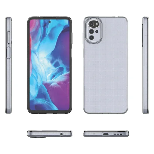 Motorola Moto G22 Ultra Clear 0.5mm TPU géltok átlátszó - 3