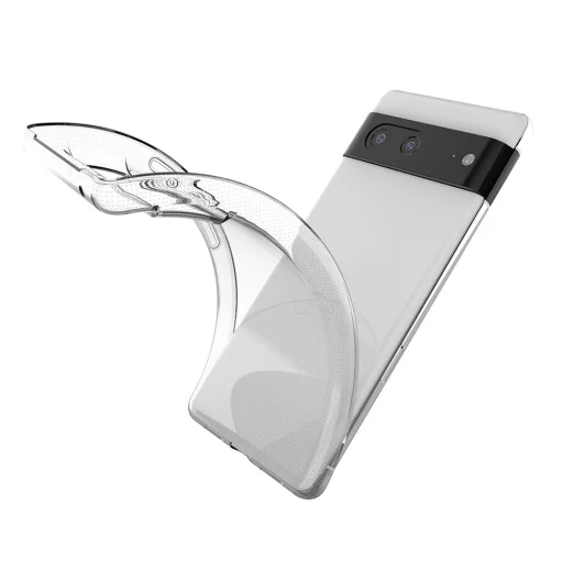 Google Pixel 7a Ultra Clear 0.5mm TPU géltok átlátszó - 8