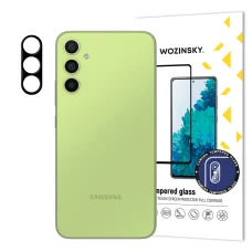 Samsung Galaxy A34 5G Wozinsky Full Camera Glass 9H kameralencse védő üvegfólia fekete