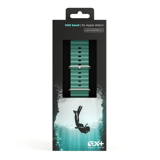 Apple Watch 4/5/6/7/8/SE/Ultra (42/44/45/49mm) Next One H2O óraszíj mélytengeri zöld - 8