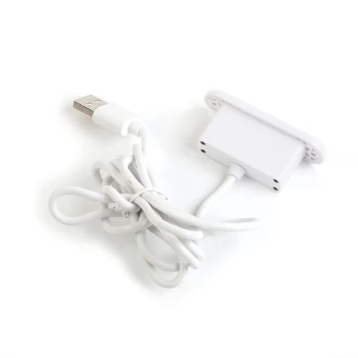 Bútorba építhető USB elosztó, hosszabbító fehér (2xUSB-A) - 2
