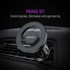 Alphajack MAG S1 mágneses telefontartó szellőzőre (Magsafe kompatibilis) autós thumbnail