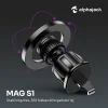 Alphajack MAG S1 mágneses telefontartó szellőzőre (Magsafe kompatibilis) autós thumbnail
