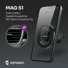 Alphajack MAG S1 mágneses telefontartó szellőzőre (Magsafe kompatibilis) autós thumbnail