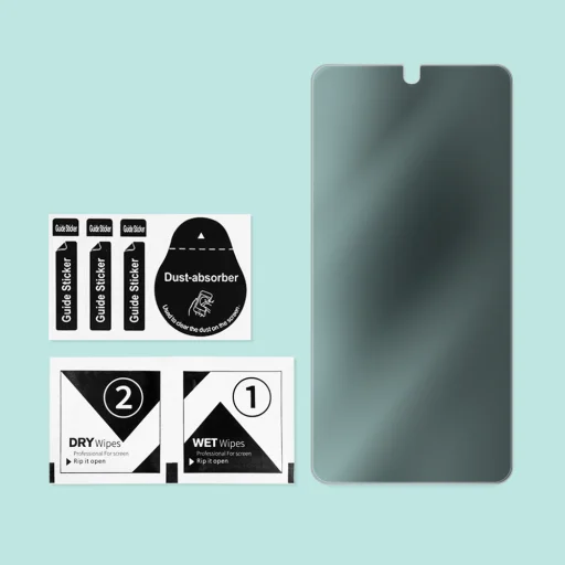 Samsung Galaxy S23+ Plus Privacy kijelzővédő üvegfólia 0.33mm 9H Alphajack - 2